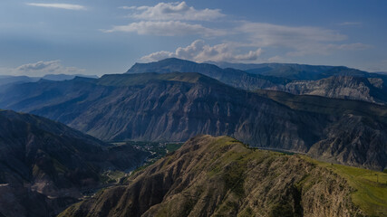 Panorama of Canyon in Dagestan
