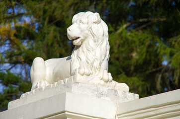 Krasnogorsk, Moscow region, Russia - October, 2020: Sculpture in Arkhangelskoye Museum Estate