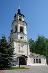 Fototapeta na wymiar Vladimir, Russia - May, 2021: Nicholas Kremlin Church in spring sunny day