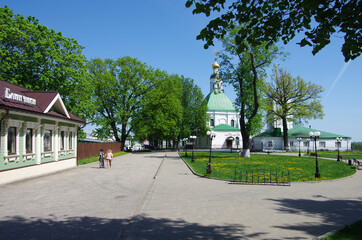 Fototapeta premium Vladimir, Russia - May, 2021: Savior Transfiguration Parish Church of St. Nicholas