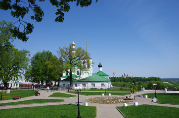 Fototapeta premium Vladimir, Russia - May, 2021: Savior Transfiguration Parish Church of St. Nicholas