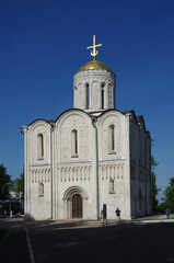 Fototapeta na wymiar Vladimir, Russia - May, 2021: Cathedral of Saint Demetrius
