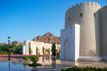 Al Alam Palace, government district, Muscat, Oman
