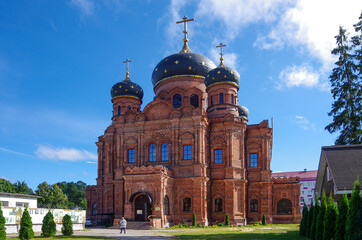Kurovskoe, Russia - September, 2020: Guslitsky Spaso-Preobrazhensky Monastery
