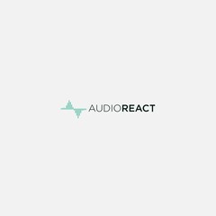 reaction wave audio logo modern tech