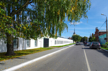 Kolomna, Russia - September, 2021:  Great monasteries of Russia. Novo-Golutvin Holy Trinity Monastery