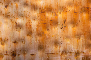 old rusty metal wall texture
