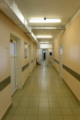 The corridor of the prison hospital in the Tver region