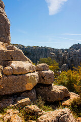 Torcal de Antequera, en la localidad de Antequera, provincia de Málaga, Andalucía, España.