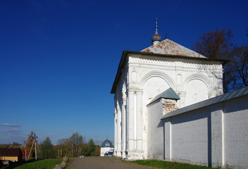 Pereyaslavl-Zalessky, Yaroslavl Oblast, Russia - October, 2021: Holy Trinity Danilov Monastery...
