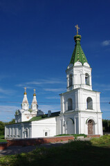 Fototapeta na wymiar Ryazan, Russia - October, 2020: The Church of the Holy Spirit in the Ryazan citadel