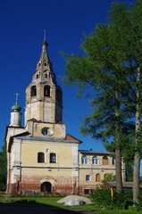 Fototapeta na wymiar Tutaev, Russia - May, 2021: Spaso-Archangel Church in the city of Tutaev