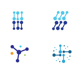 Community, network and social icon design template