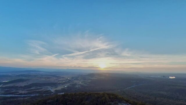 Canberra city view from Telstra tower, Canberra ACT Australia