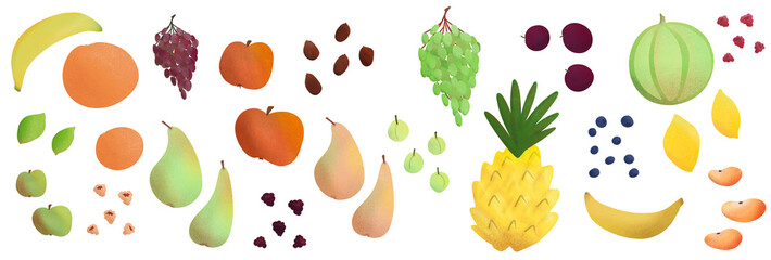 Bannière de fruits