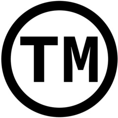 Fototapeta premium trademark icon TM