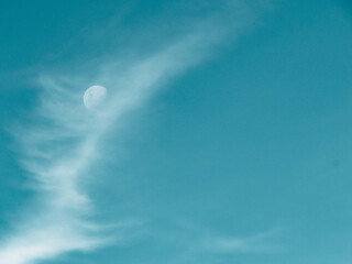 Noon Moon / Luna de día