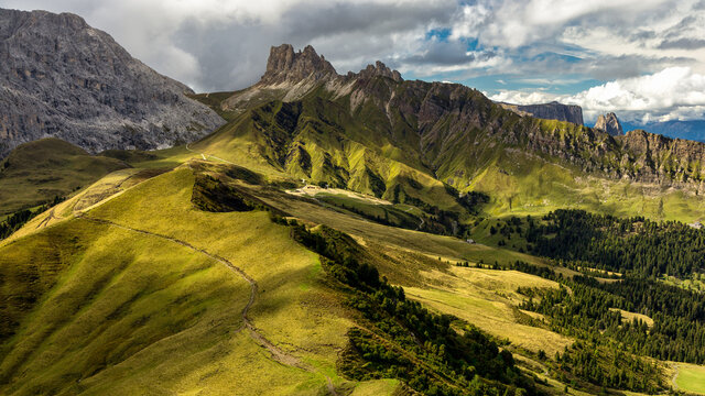 Blick von der Seiseralm / view from alpe di suisi