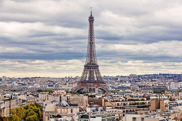 Eiffle Tower in Paris France, September 2019