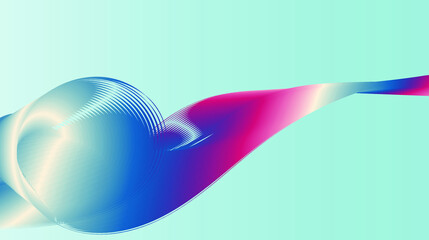 Abstract blue background modern hipster futuristic graphic. Vector background texture design, swirl lines Vector illustration.