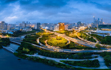 Zhuxi Overpass, Nanning City, Guangxi