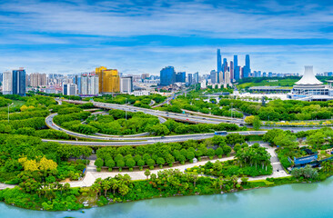 Zhuxi Overpass, Nanning City, Guangxi