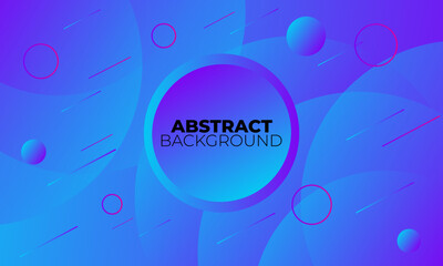 Liquid blue abstract background. Vector banner template for social media, web sites, Fluid wavy shapes. 