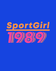 Obraz premium College style. Vector illustration varsity, graphic for t-shirt. Slogan.Vector illustration Vintage design. 