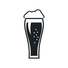 Glass of beer icon