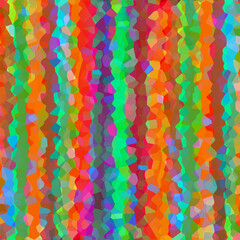 Multi-colored striped background of mosaic. Vector illustration