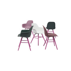 Obraz premium chair furniture modern, multiple perspectives isolated on white background with clipping path