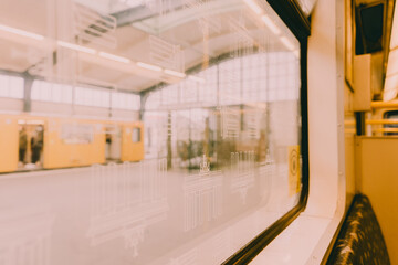 the window in a berlin train