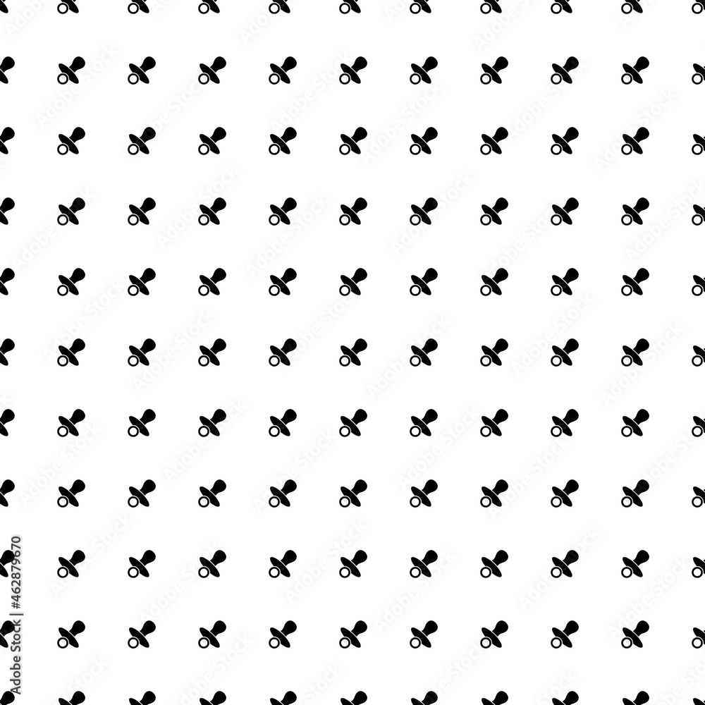 Poster square seamless background pattern from black nipple symbols. the pattern is evenly filled. vector i