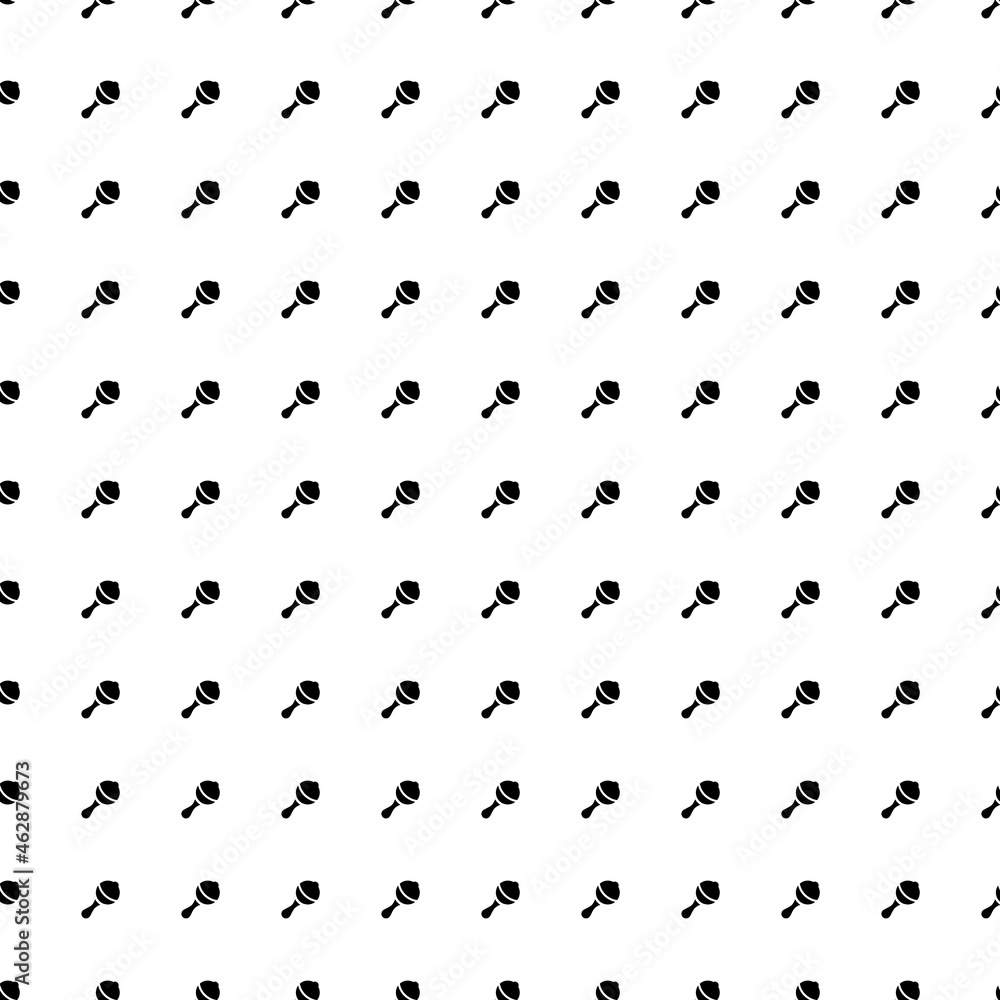 Poster square seamless background pattern from geometric shapes. the pattern is evenly filled with big blac