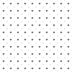 Square seamless background pattern from geometric shapes are different sizes and opacity. The pattern is evenly filled with small black mom with baby symbols. Vector illustration on white background