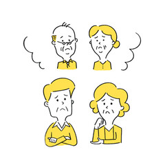 老後のことで困る中年夫婦