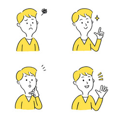 若い男性セット