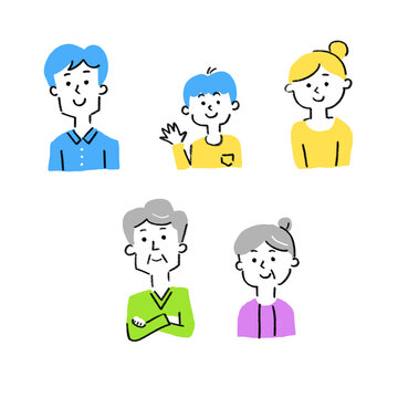 5人家族 Images Browse 91 Stock Photos Vectors And Video Adobe Stock