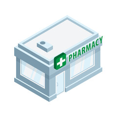 Isometric Pharmacy Icon