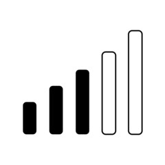 Minimal black and white icon design for your app, website, layout. Isolated image. Vector illustration.