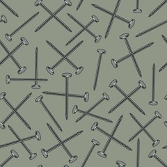 Construction vintage seamless pattern