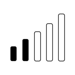 Minimal black and white icon design for your app, website, layout. Isolated image. Vector illustration.