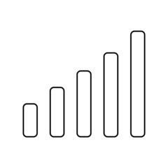 Minimal black and white icon design for your app, website, layout. Isolated image. Vector illustration.