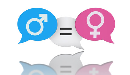 Gender Equality And Women Rights Concept