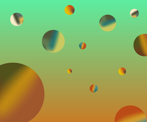 gradient ball background texture design illustration