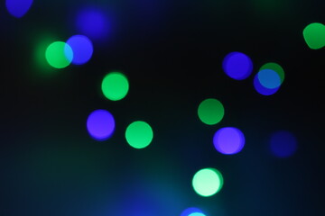Bright colorful abstract bokeh circles for background use
