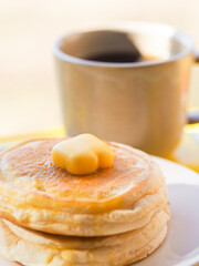 pancake and coffee
