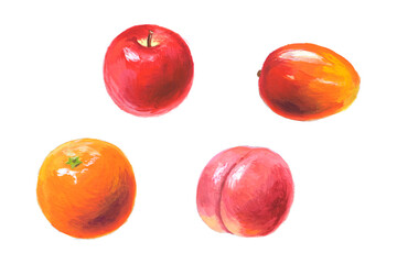 手描きのフルーツ・イラストセット