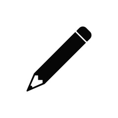 Pencil icon vector. Pen sign