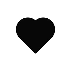 Heart icon vector. Love sign